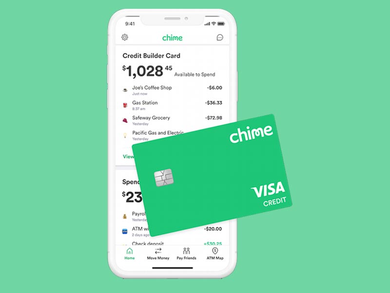 how to transfer money from a Chime credit builder card